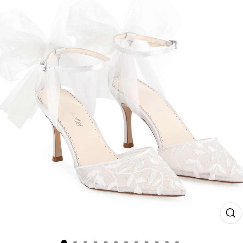 Bella Belle JOSELYN
3-Inch Ankle Strap Tulle Bow Wedding Shoes